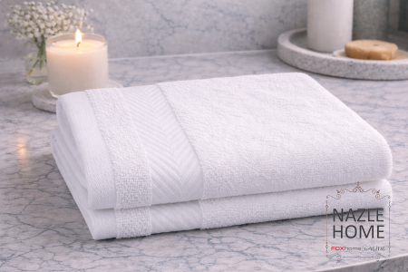 منشفة قطن 100% مقاس (140*70)